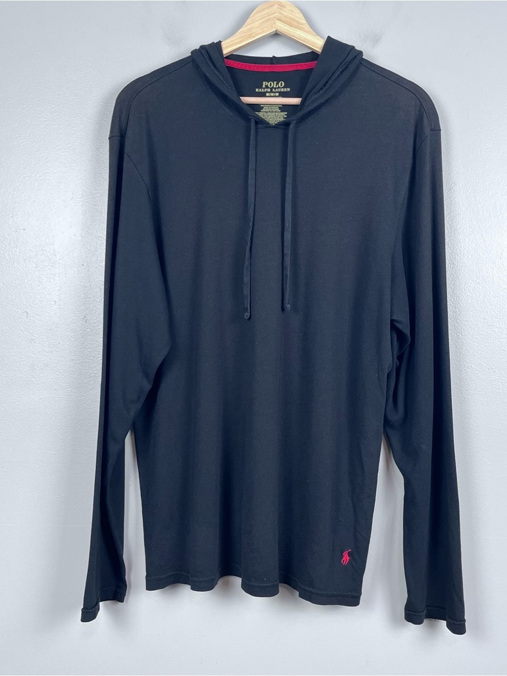 Polo Ralph Lauren Men's Cotton & Modal Lightweight Hooded T-Shirt Size M; Preppy